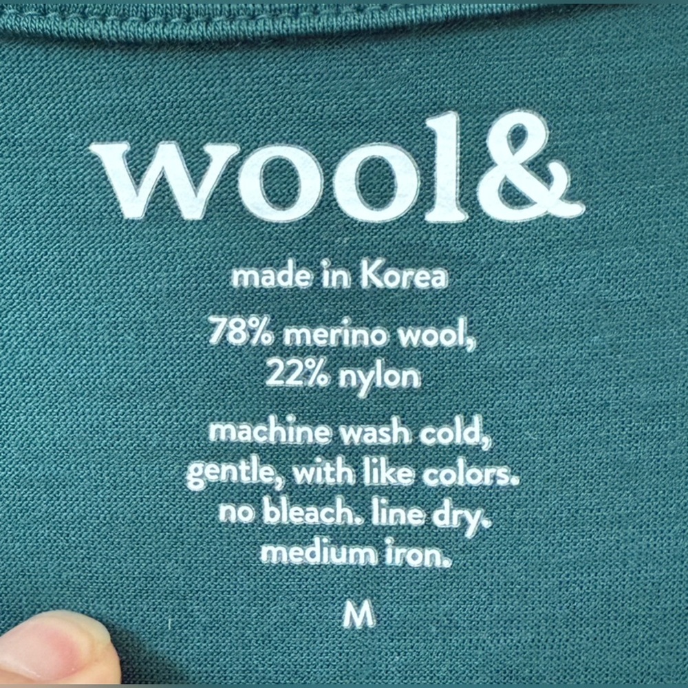 Wool& Isabelle Women's Green Wrap Dress - M - Picture 7 of 11